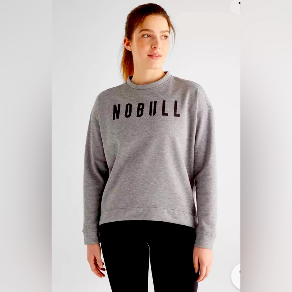 NOBULL Lightweight Sweater Gray Size Small Mint Like New Condition